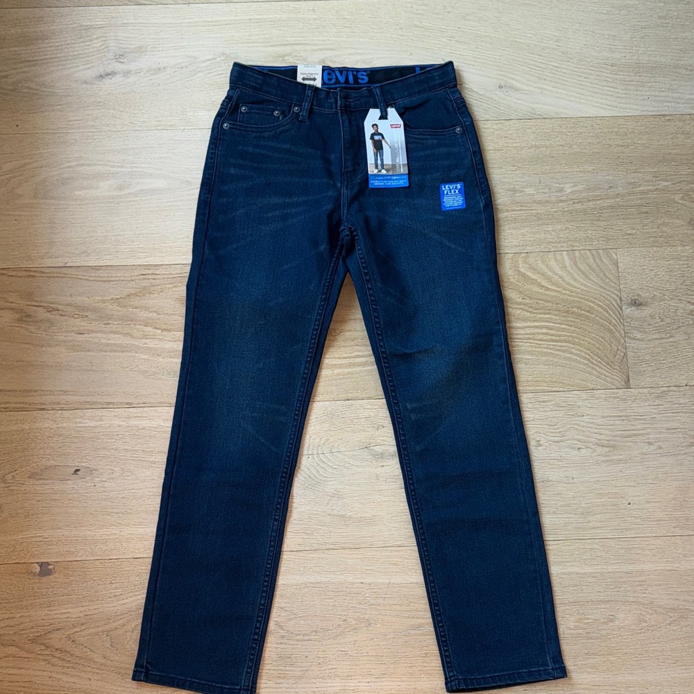 Levi's Classic Indigo Straight Jeans size big boy 14 / 27 x 29
